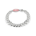 Silver Bracelet With Logo